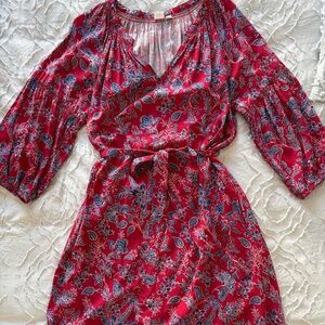 Gap Red Floral Dress